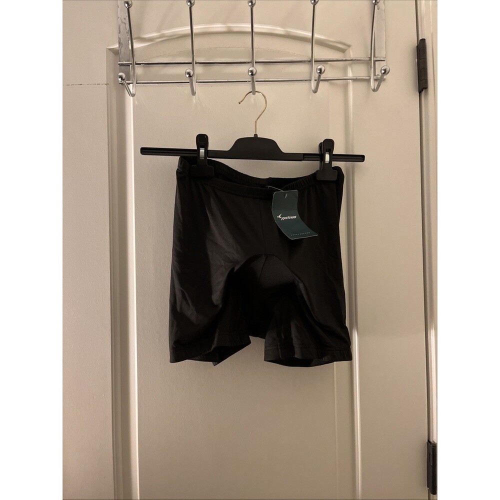 Sportneer Cycling Shorts Adult Size Small Black Polyester Spandex Padded Liner